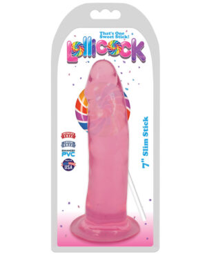 Curve Novelties Lollicock 7″ Slim Stick – Cherry Ice Curve Novelties | Buy Online at Pleasure Cartel Online Sex Toy Store