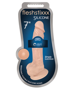 Curve Novelties Fleshstixxx 7″ Dong W-balls – Flesh Curve Novelties | Buy Online at Pleasure Cartel Online Sex Toy Store