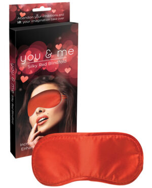 You & Me Silky Red Blindfold BDSM & Bondage Toys & Gear | Buy Online at Pleasure Cartel Online Sex Toy Store