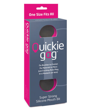 Quickie Bit Gag One Size – Black Ball Gags - BDSM Sex Toy Gear | Buy Online at Pleasure Cartel Online Sex Toy Store