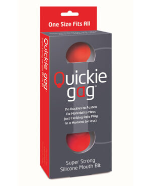 Quickie Bit Gag One Size – Red Ball Gags - BDSM Sex Toy Gear | Buy Online at Pleasure Cartel Online Sex Toy Store