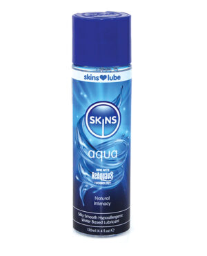 Skins Aqua Water Based Lubricant – 4.4 Oz Sex Lubricants - Lube | Buy Online at Pleasure Cartel Online Sex Toy Store