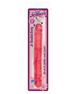 Crystal Jellies 12″ Jr. Double Dong – Pink Dildos & Dongs | Buy Online at Pleasure Cartel Online Sex Toy Store