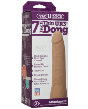Vac-u-lock 7″ Ultraskyn Dong – Brown Dildos & Dongs | Buy Online at Pleasure Cartel Online Sex Toy Store