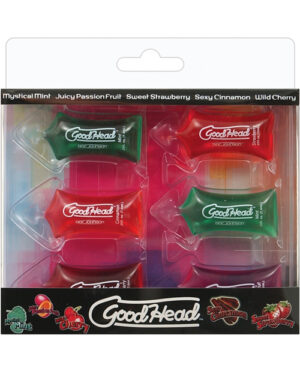 Good Head – .25 Oz. Pillow Asst. Flavors Pack Of 6 Oral Sex Lube | Buy Online at Pleasure Cartel Online Sex Toy Store