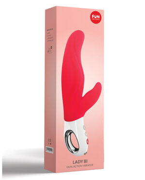 Fun Factory Lady Bi Rabbit – India Red Rabbit Vibrators | Buy Online at Pleasure Cartel Online Sex Toy Store