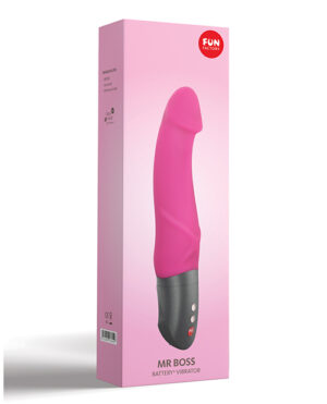 Fun Factory Mr. Boss 7″ Girthy Silicone Dildo – Blackberry Realistic Vibrators | Buy Online at Pleasure Cartel Online Sex Toy Store