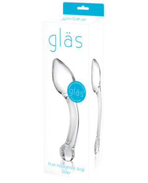 Glas Pure Indulgence Anal Slider – Clear Anal Sex Toys | Buy Online at Pleasure Cartel Online Sex Toy Store