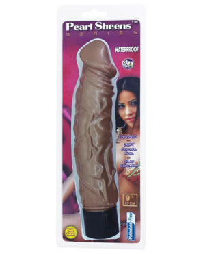 Pearl Sheens 9″ Vibe – Brown Realistic Vibrators | Buy Online at Pleasure Cartel Online Sex Toy Store