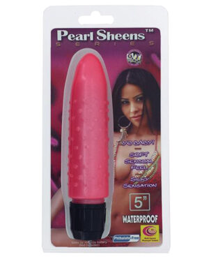 Pearl Sheens 5″ Bumpy – Pink Classic & Standard Vibrators | Buy Online at Pleasure Cartel Online Sex Toy Store