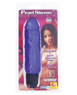 Pearl Sheens 5″ Peter – Lavender Realistic Vibrators | Buy Online at Pleasure Cartel Online Sex Toy Store