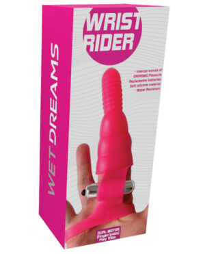 Wet Dreams Wrist Rider Finger Play Sleeve W- Wrist Strap – Blue Finger Vibrators | Buy Online at Pleasure Cartel Online Sex Toy Store