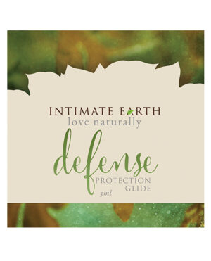 Intimate Earth Defense Protection Glide – 3 Ml Foil Flavored Sex Lube | Buy Online at Pleasure Cartel Online Sex Toy Store