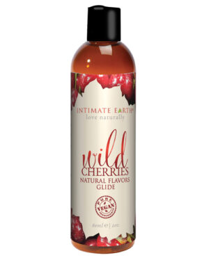 Intimate Earth Natural Flavors Glide – 60 Ml Wild Cherries Flavored Lotions | Buy Online at Pleasure Cartel Online Sex Toy Store