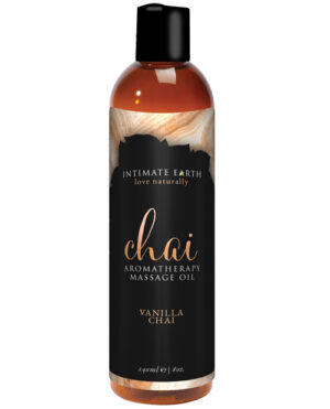 Intimate Earth Chai Massage Oil – 240 Ml Vanilla & Chai Fragranced Lotions | Buy Online at Pleasure Cartel Online Sex Toy Store