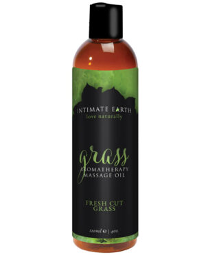 Intimate Earth Massage Oil – 120 Ml Grass Fragranced Lotions | Buy Online at Pleasure Cartel Online Sex Toy Store