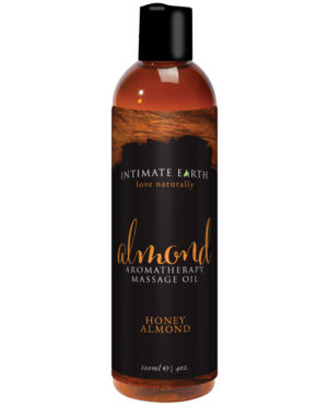 Intimate Earth Massage Oil – 120 Ml Almond Fragranced Lotions | Buy Online at Pleasure Cartel Online Sex Toy Store