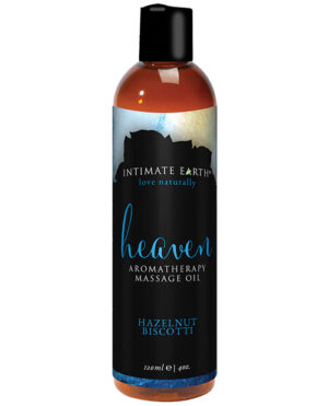 Intimate Earth Heaven Massage Oil – 120 Ml Hazelnut Biscotti Fragranced Lotions | Buy Online at Pleasure Cartel Online Sex Toy Store