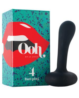 Ooh By Je Joue Large Plug – Black Anal Sex Toys | Buy Online at Pleasure Cartel Online Sex Toy Store