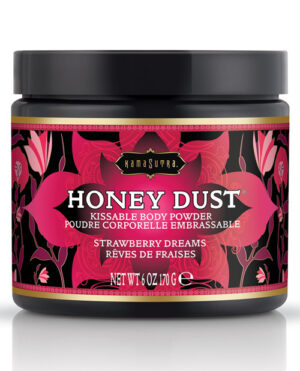 Kama Sutra Honey Dust – 6 Oz Strawberry Dreams Body Toppings & Edibles | Buy Online at Pleasure Cartel Online Sex Toy Store