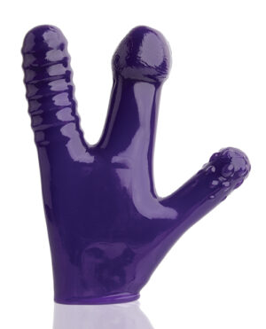 Oxballs Claw Glove – Eggplant Massage Lotions, Massagers, Massage Tools | Buy Online at Pleasure Cartel Online Sex Toy Store
