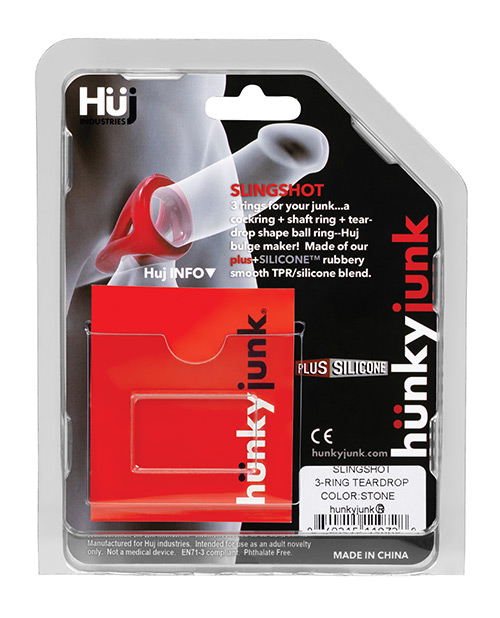 Hujcock - Hunky Junk Slingshot 3 Ring Teardrop - Stone, Buy Online |