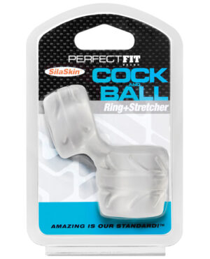 Perfect Fit Silaskin Cock & Ball Ring – Clear Cock Ring & Ball Combos | Buy Online at Pleasure Cartel Online Sex Toy Store