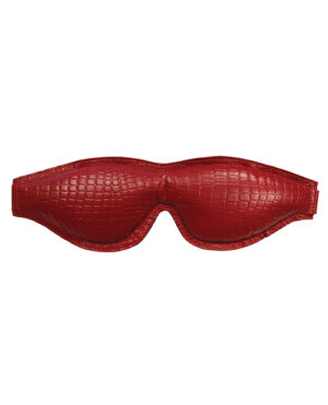 Rouge Large Padded Leather Blindfold – Burgundy BDSM & Bondage Toys & Gear | Buy Online at Pleasure Cartel Online Sex Toy Store