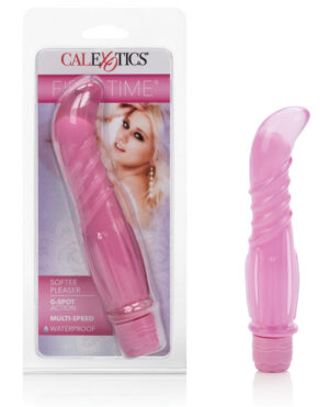 First Time Softee Pleaser – Pink G-spot Vibrators & Toys | Buy Online at Pleasure Cartel Online Sex Toy Store