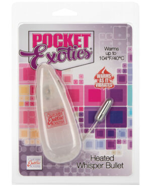 Pocket Exotics Heated Whisper Bullet Bullets & Egg Vibrators | Buy Online at Pleasure Cartel Online Sex Toy Store