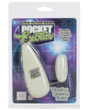 Pocket Exotics Glow In The Dark Bullet Bullets & Egg Vibrators | Buy Online at Pleasure Cartel Online Sex Toy Store