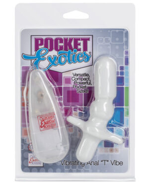Pocket Exotics Anal T Vibe – Ivory Anal Sex Toys | Buy Online at Pleasure Cartel Online Sex Toy Store