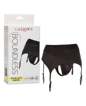 Boundless Thong W-garter L-xl Couple's Sex Toys | Buy Online at Pleasure Cartel Online Sex Toy Store
