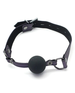 Spartacus Galaxy Legend Silicone Ball Gag – Purple Ball Gags - BDSM Sex Toy Gear | Buy Online at Pleasure Cartel Online Sex Toy Store