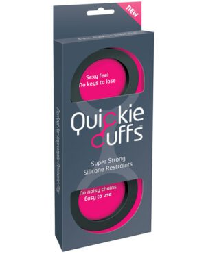 Quickie Cuffs Medium – Black BDSM & Bondage Toys & Gear | Buy Online at Pleasure Cartel Online Sex Toy Store