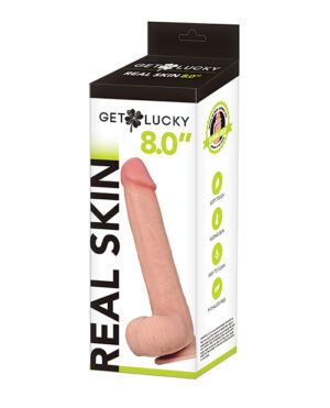 Voodoo Get Lucky 8.0″ Real Skin Series – Flesh Dildos & Dongs | Buy Online at Pleasure Cartel Online Sex Toy Store