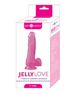 Voodoo Get Lucky 7″ Jelly Series Jelly Love – Pink Dildos & Dongs | Buy Online at Pleasure Cartel Online Sex Toy Store