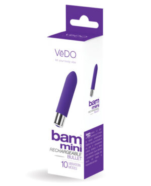 Vedo Bam Mini Rechargeable Bullet Vibe – Into You Indigo Bullets & Mini-Vibes - Rechargeable | Buy Online at Pleasure Cartel Online Sex Toy Store