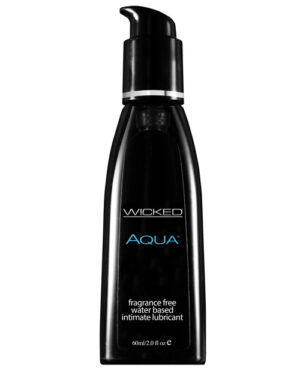 Wicked Sensual Care Aqua Water Based Lubricant – 2 Oz Fragrance Free Sex Lubricants - Lube | Buy Online at Pleasure Cartel Online Sex Toy Store