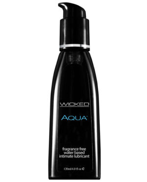 Wicked Sensual Care Aqua Water Based Lubricant – 4 Oz Fragrance Free Sex Lubricants - Lube | Buy Online at Pleasure Cartel Online Sex Toy Store