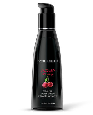 Wicked Sensual Care Aqua Water Based Lubricant – 4 Oz Cherry Sex Lubricants - Lube | Buy Online at Pleasure Cartel Online Sex Toy Store