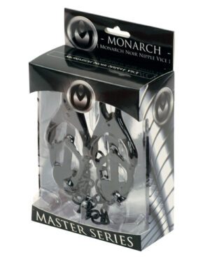 Master Series Monarch Noir Nipple Vice BDSM & Bondage Toys & Gear | Buy Online at Pleasure Cartel Online Sex Toy Store