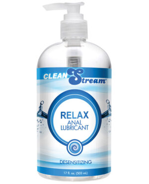 Cleanstream Relax Desensitizing Anal Lube – 17 Oz Anal Desensitizing Lube | Buy Online at Pleasure Cartel Online Sex Toy Store