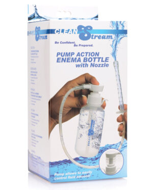 Cleanstream Pump Action Enema Bottle W-nozzle Anal Sex Toys | Buy Online at Pleasure Cartel Online Sex Toy Store