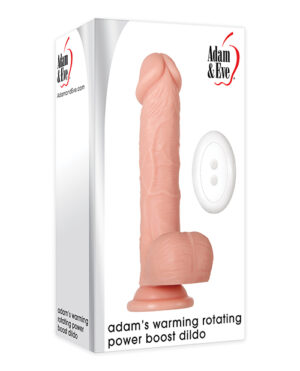 Adam & Eve Adam’s Warming Rotating Power Boost Dildo – Light Adam & Eve Sex Toys | Buy Online at Pleasure Cartel Online Sex Toy Store
