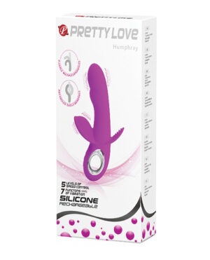 Pretty Love Humphrey Bendable Front & Back Rabbit – Fuchsia Rabbit Vibrators - Rechargeable | Buy Online at Pleasure Cartel Online Sex Toy Store