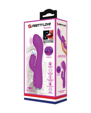 Pretty Love Doreen Licking Rabbit – Fuchsia Rabbit Vibrators | Buy Online at Pleasure Cartel Online Sex Toy Store