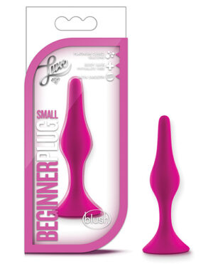 Blush Luxe Beginner Plug Small – Pink Anal Sex Toys | Buy Online at Pleasure Cartel Online Sex Toy Store