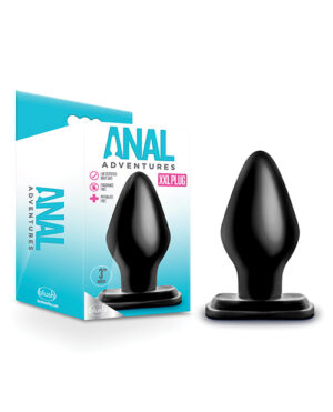 Blush Anal Adventures Xxl Plug – Black Anal Sex Toys | Buy Online at Pleasure Cartel Online Sex Toy Store