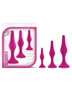 Blush Luxe Beginner Plug Kit – Pink Anal Kits & Combos | Buy Online at Pleasure Cartel Online Sex Toy Store